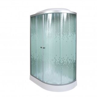 Душевая кабина Deto L 902 L с гм. и эл. 180х80х215 см